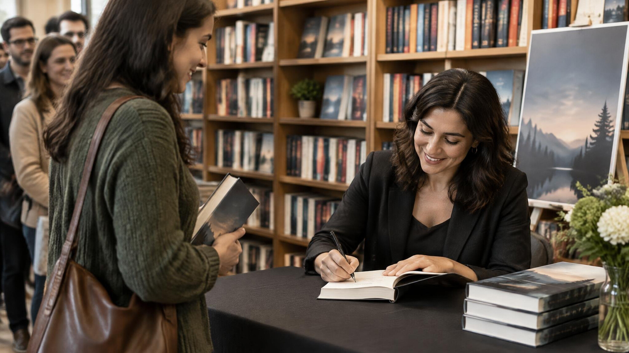 person holding book